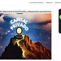 Capital privado detona el crecimiento y desarrollo econmico